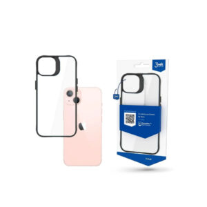 Capa 3MK Satin Armor iPhone 15 TransparentePreto