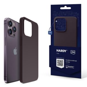 Capa 3mk iPhone 14 Pro Max Hardy MagCase Roxo