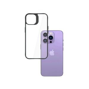 Capa Satin Armor 3MK iPhone 14 Pro Max TransparentePreto