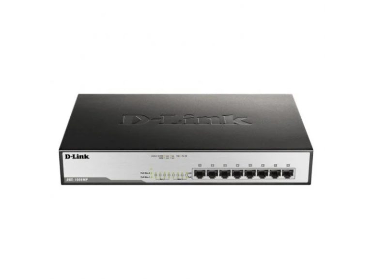 D-Link 8-Port 1000Mbps Desktop Switch Gigabit PoE+