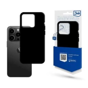 Capa MattCase 3MK iPhone 15 Pro Preta
