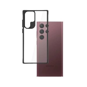 Capa Satin Armor 3MK Samsung Galaxy S23 Ultra Transparente/Preto