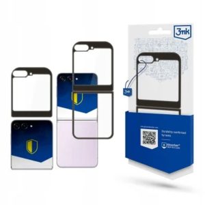 Capa Satin Armor+ 3MK Samsung Galaxy Z Flip 5 Transparente/Preto