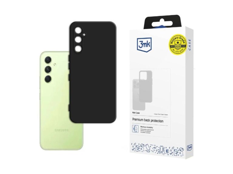 Capa Preta 3mk para Samsung Galaxy A34