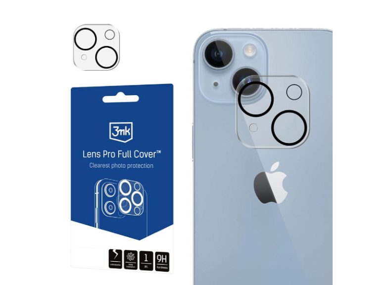 Proteção 3mk Lentes Pro Full Cover para iPhone 12