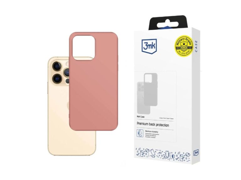 Capa Rosa 3mk para Apple iPhone 13 Pro