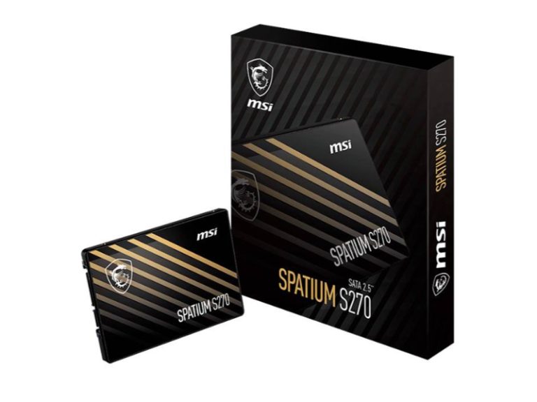 SSD 2.5" MSI Spatium S270 960GB 3D NAND SATA