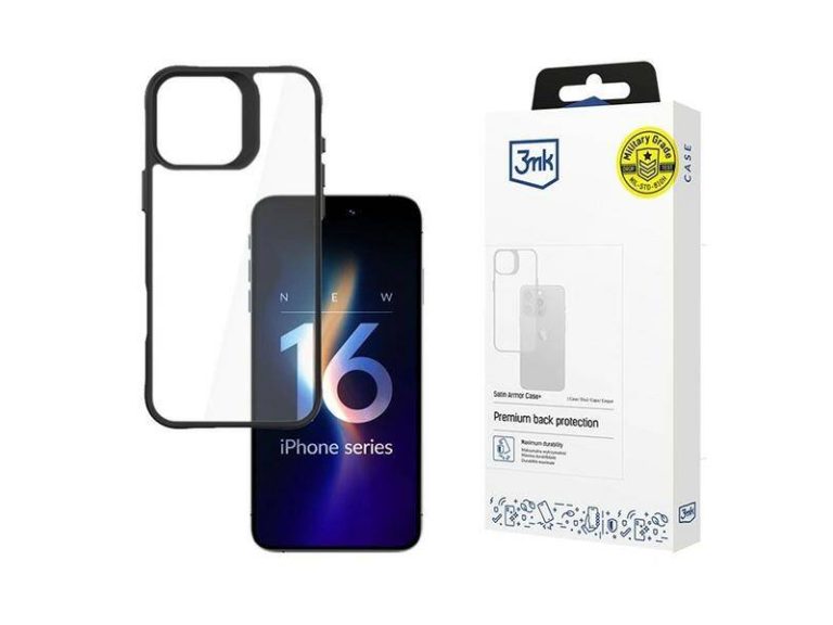 Capa 3MK Satin Armor para Apple iPhone 16 Pro Max