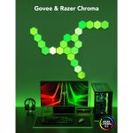 Painéis de Luz Led Govee H6061 Glide Hexa RGB 3_6974316991038