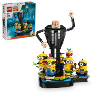 LEGO Minions: Gru e Minions Construídos com Peças | Idades 9+ | 412 Peças | Item 75582