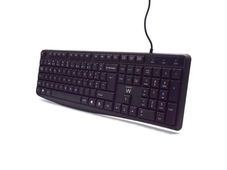 Teclado Ewent EW3002 Business USB Silent PT Preto