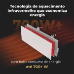 Aquecedor AENO Premium Eco Smart GH1S 700W Wi-Fi Branco