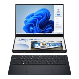 Portátil Asus Zenbook Duo OLED 14 UX8406MA-94AOHDCP1 Intel Ultra 9 32GB 1TB W11 Pro Inkwell Gray_4711387433225