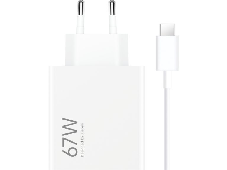 Carregador de Tomada Xiaomi HyperCharge Combo USB 67W Branco c/ Cabo Type-C
