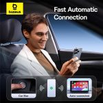 Adaptador Auto Baseus Safe Journey CarPlay Wireless p iPhone