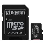 Cartão de Memória microSDXC Kingston Canvas Select Plus 128GB (100MBs) UHS-I, U1, V10 + Adaptador SD