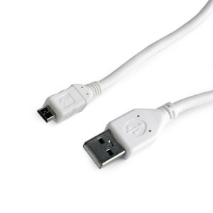 Cabo Usb Gembird Micro-USB - USB A 1m | Branco