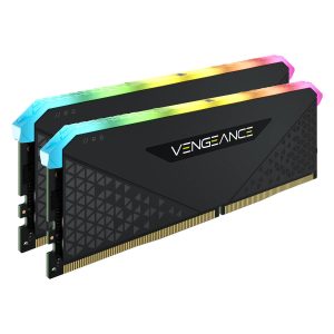 Memória RAM UDIMM Corsair Vengeance RGB RS 32GB (2x16GB) DDR4-3200MHz (Intel XMP) CL16 (16-20-20-38) 1.35V Preta