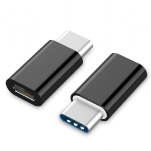 Adaptador Gembird USB Micro-USB p/ USB Type-C Preto