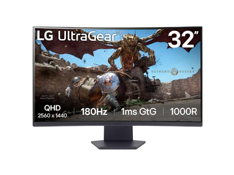 Monitor Curvo LG UltraGear 32GS60QC-B VA 31.5" QHD 16:9 180Hz FreeSync