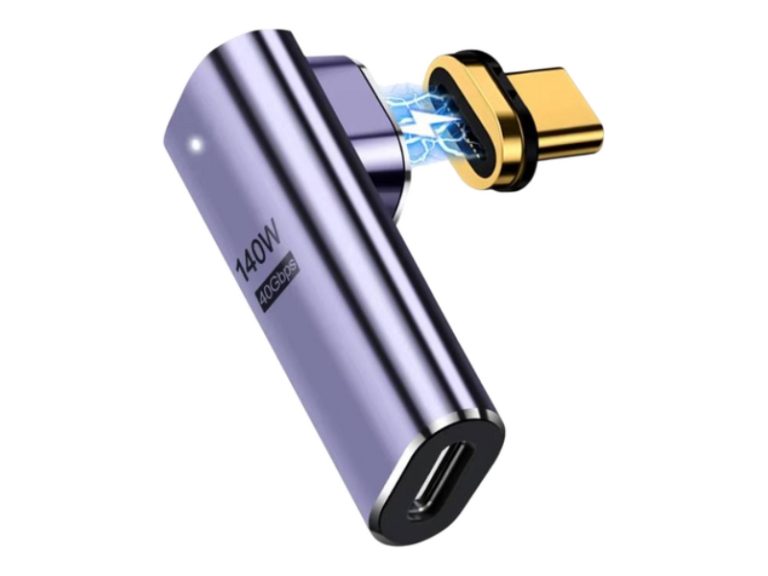 Adaptador Magnético Type-C Ewent 100W 40Gbps 8K 60Hz