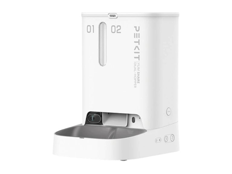 Alimentador inteligente Petkit YumShare Dual-hopper com Câmara