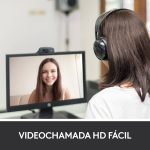 Webcam Logitech C270 HD 720p30fps USB Preta