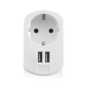 Carregador Ewent EW1211 2 Portas USB 15.5W 3.1A Branco