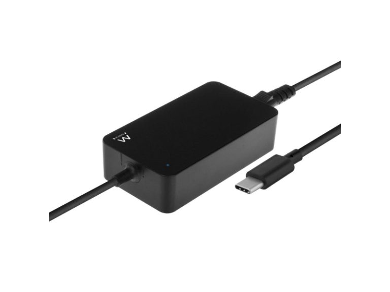 Carregador de Portátil Universal Ewent EW3980 65W USB-C Power Delivery Preto