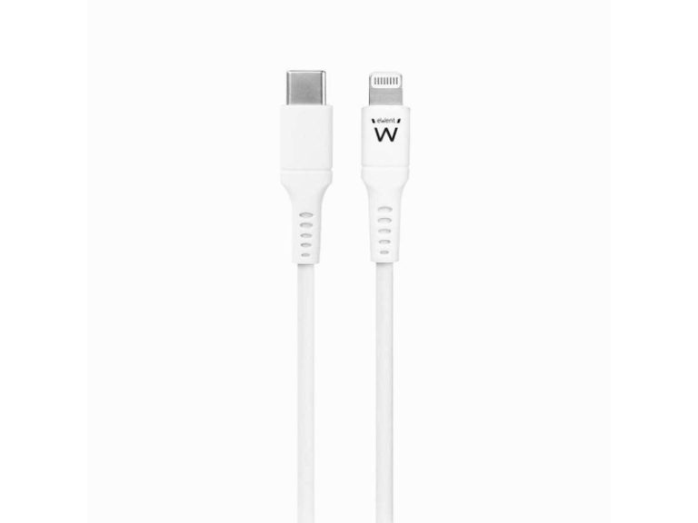 Cabo Ewent EW9916 USB-C para Lightning 2m Branco