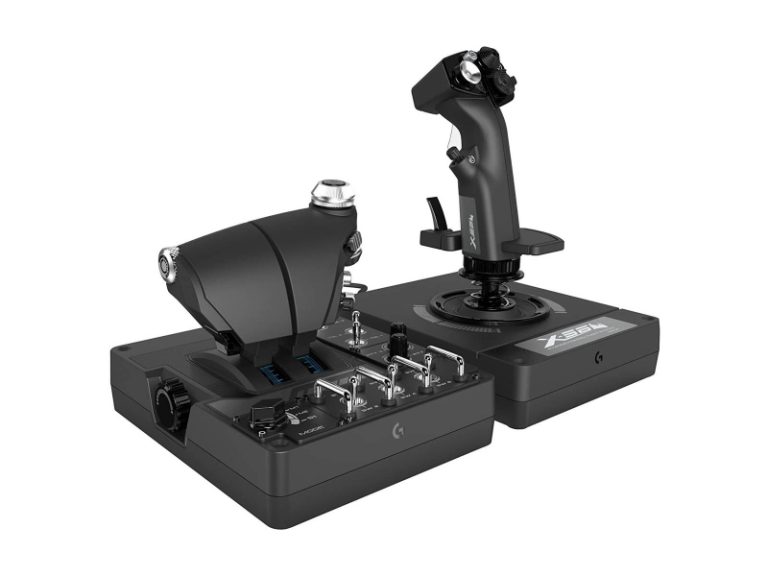 Joystick Logitech G Saitek X56 HOTAS RGB Throttle + Stick