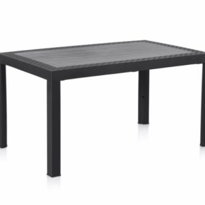 Mesa de Plástico Retangular Dream Antracite 140X85X73cm