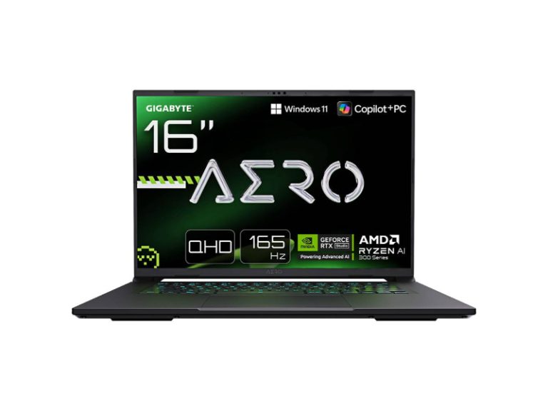 Portátil Gigabyte AERO X16 1VH93PTC64AH 16 Ryzen AI 7 350 32GB DDR5 1TB RTX 5060 QHD+ 165Hz W11