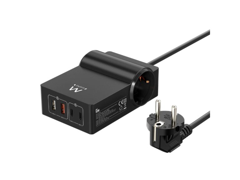 Estação de Carregamento Ewent EW3992 65W USB GaN