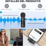 Microfone de Lapela BOYA BY-V20 (2 TX + 1 RX) Ultracompact 2.4GHz Wireless USB-C Preto