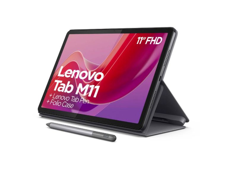 Tablet Lenovo Tab M11 TB-330FU 11 8GB128GB Wi-Fi Luna Grey + Capa Folio Case + Pen Stylus Lenovo Tab Pen
