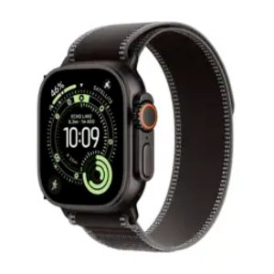 Apple Watch Ultra 3 GPS + Cellular 49mm Titânio Preto c/ Bracelete Loop Trail Preto/carvão - M/L