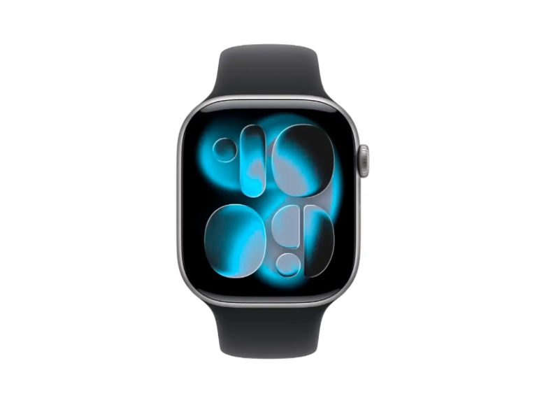 Apple Watch Series 11 GPS + Cellular 46mm Alumínio Cinzento Sideral c/ Bracelete Desportiva Preta - S/M