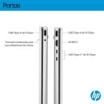 Portátil HP OmniBook 5 Flip 14-fp0014np 14 Intel® Core™ 7 150U 16GB 1TB SSD W11H Prateado (9)