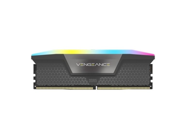 Memória RAM Dimm DDR5 Pack 2x 16GB (32GB) Corsair CL30 EXPO 6000Mhz Vengeance RGB Cinza