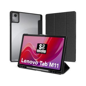 Capa Subblim Clear Shock Case Lenovo Tab M11 - Preto