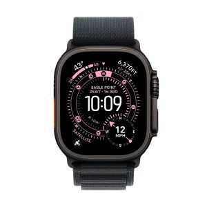 Apple Watch Ultra 3 GPS + Cellular 49mm Titânio Preto c/ Bracelete Loop Alpine Preta - S