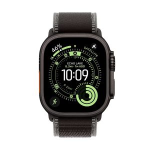 Apple Watch Ultra 3 GPS + Cellular 49mm Titânio Preto c/ Bracelete Loop Trail Preto/carvão - S/M