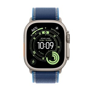 Apple Watch Ultra 3 GPS + Cellular 49mm Titânio Preto c/ Bracelete Loop Trail Preto/carvão - S/M