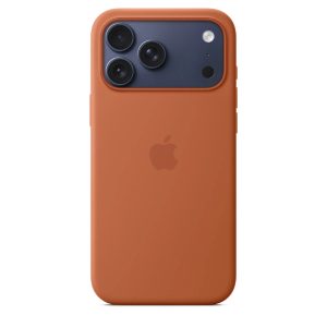 Capa em Silicone Apple com MagSafe para iPhone 17 Pro Max – Terra Cotta