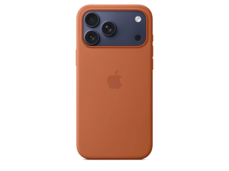 Capa em Silicone Apple com MagSafe para iPhone 17 Pro Max – Terra Cotta