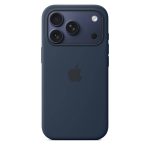 Capa em Silicone Apple com MagSafe para iPhone 17 Pro – Meia-noite