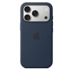 Capa em Silicone Apple com MagSafe para iPhone 17 Pro – Meia-noite