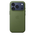 Capa em tecido TechWoven com MagSafe para iPhone 17 Pro – Verde