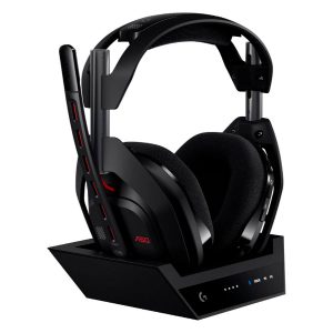 Headset Logitech G Astro A50 (Gen 5) LightSpeed Wireless + Base Station PS5&PS4/Xbox One&Series S|X/PC Preto